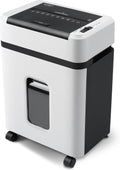 Aurora High Security AU110MB 110-Sheet Auto Feed Micro-Cut Paper and Credit Card Shredder with 4 Gallon Pullout Basket / 30 Minutes/Security Level P-4 (White/Black)