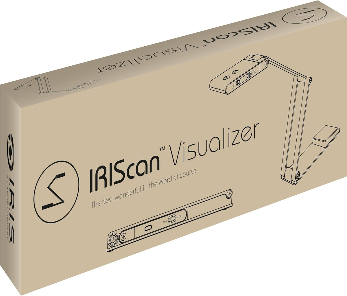 IRIScan Visualizer 7 Dyslexia Webcam Document Camera :4K UltraHD|13MP|4in1|visualizer|Scanner A3|Portable Scanner|Web Conferencing|Remote Teaching|AI Micro|Led|USB|Free Readiris DYS OCR TTS|WinMac