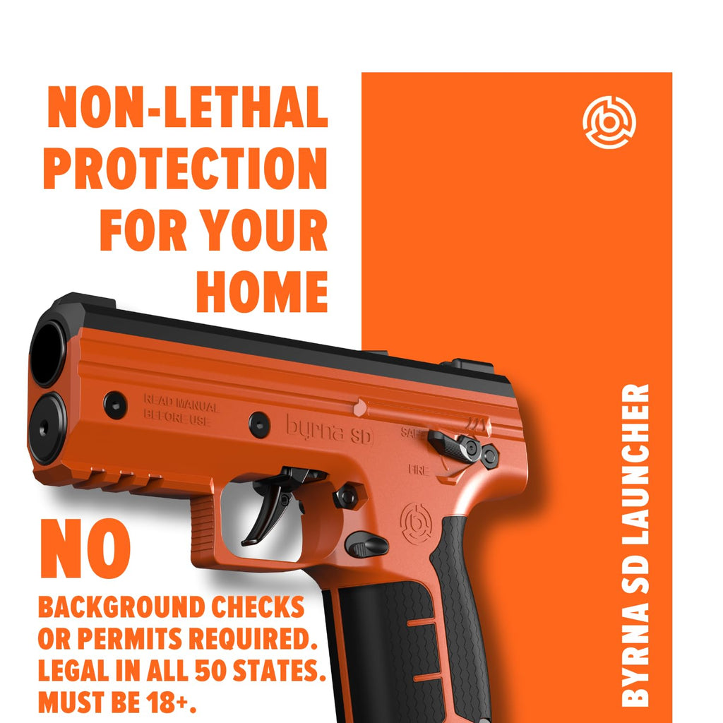 Byrna SD [Self Defense] Kinetic Launcher Ultimate Bundle - Non Lethal Kinetic Projectile Launcher, Home & Personal Defense | Proudly Assembled in The USA