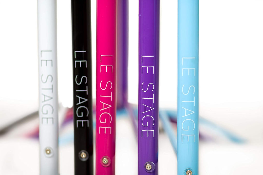 LeStage Ballet Barre - Portable Freestanding Adjustable Training Barre - Pro Series with Foam Protector and Elastic Stretching Strap