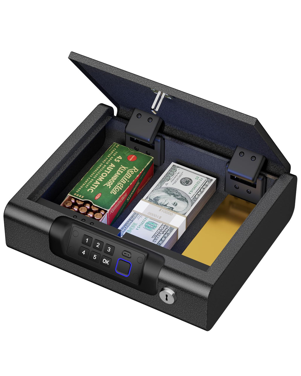 BILLCONCH Large Gun Safe Biometric Fingerprint Handgun Pistol Safes