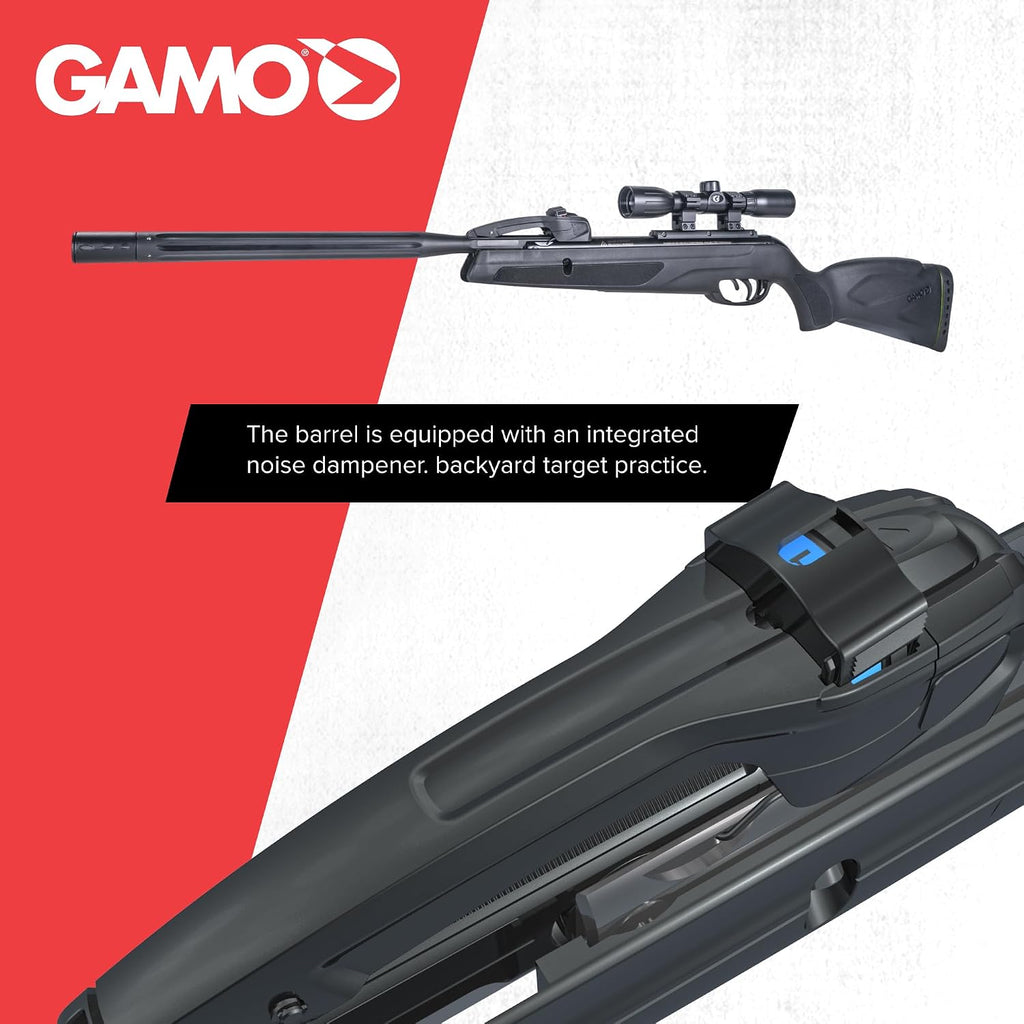 Gamo Swarm Whisper Break Barrel Pellet Air Rifle - 10-Rounds