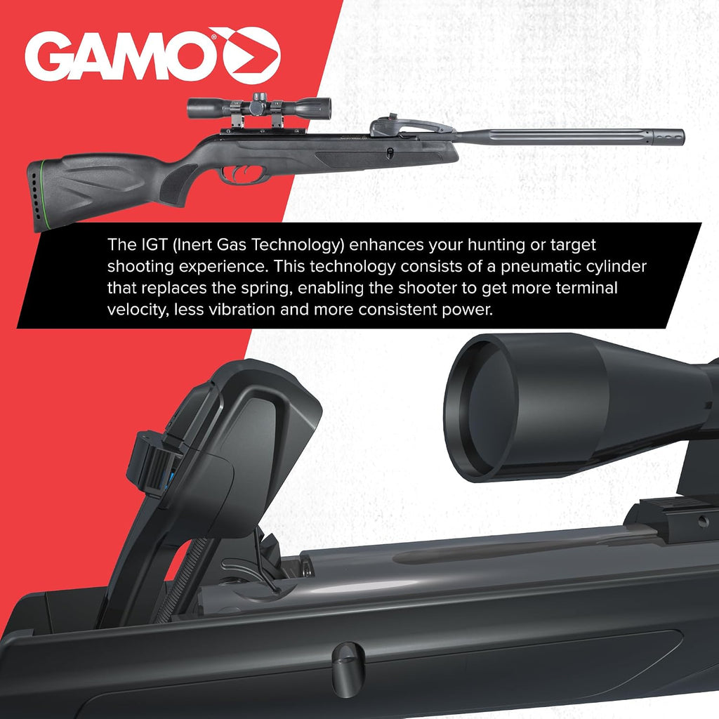 Gamo Swarm Whisper Break Barrel Pellet Air Rifle - 10-Rounds
