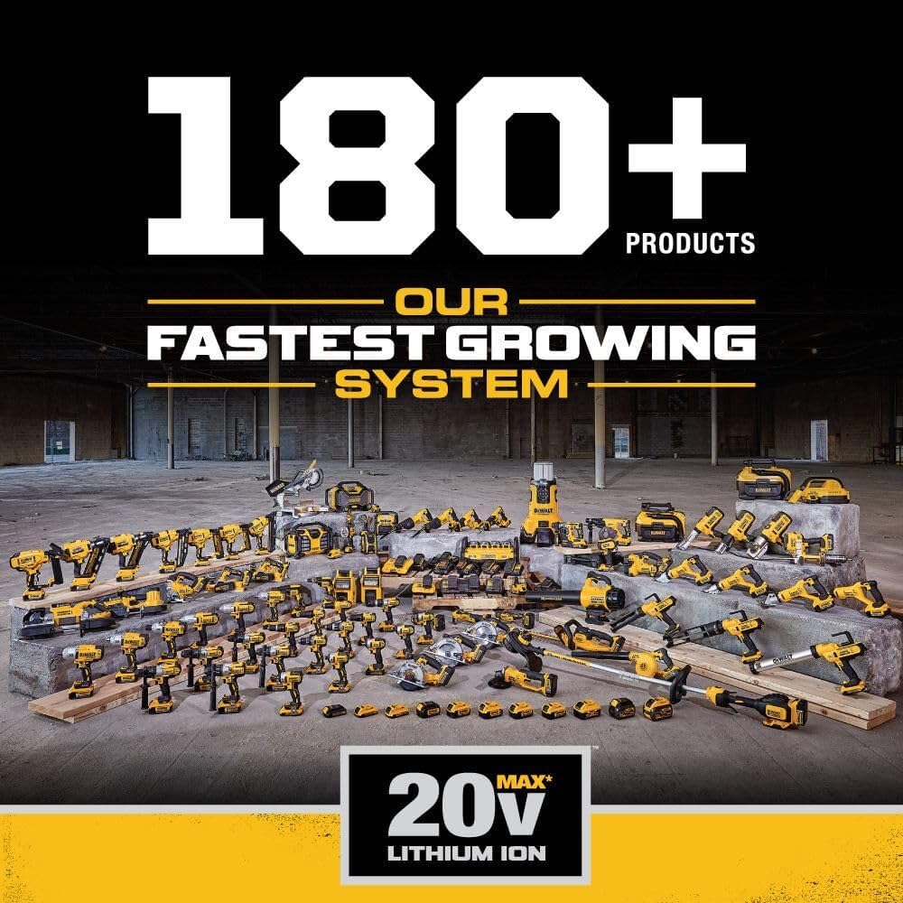 DEWALT Grease Gun 20V MAX, Cordless Electric Grease Gun 42â Hose, 10,000 PSI, Variable Speed Triggers, Tool Only (DCGG571B)