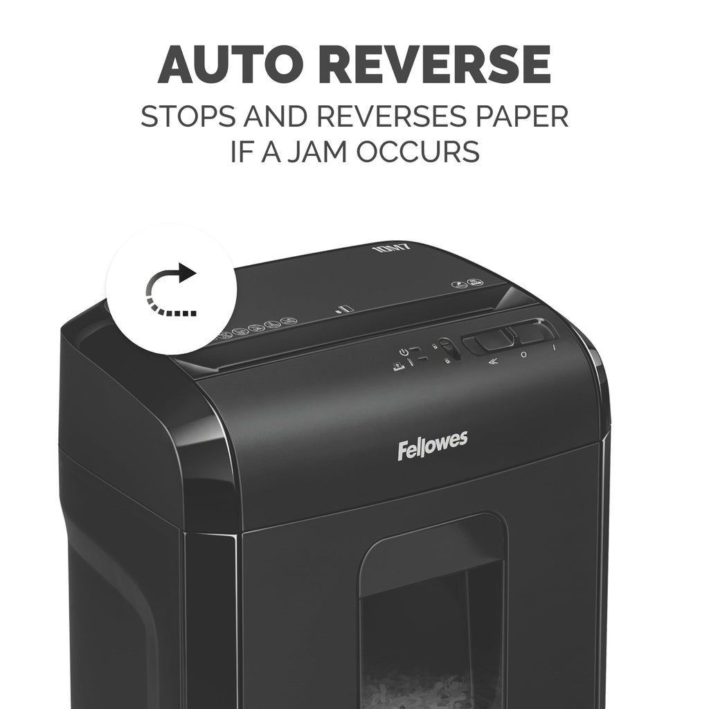 Fellowes AutoMax 100MA 100-Sheet Micro-Cut Autofeed 2-in-1 Paper Shredder for Office/Small Office