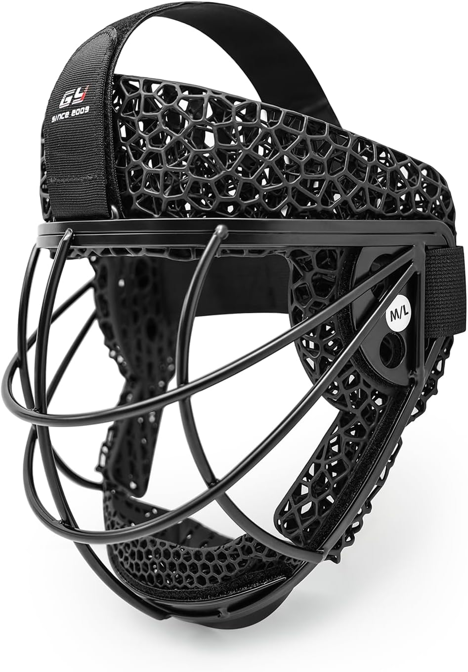 GY Field Hockey Face Mask Men/Women/Youth with 4.5mm 304 Stainless Steel | Ortholite Foam Lining | Protective Rear Shell for Goalkeepers/Penalty Corner Defenders