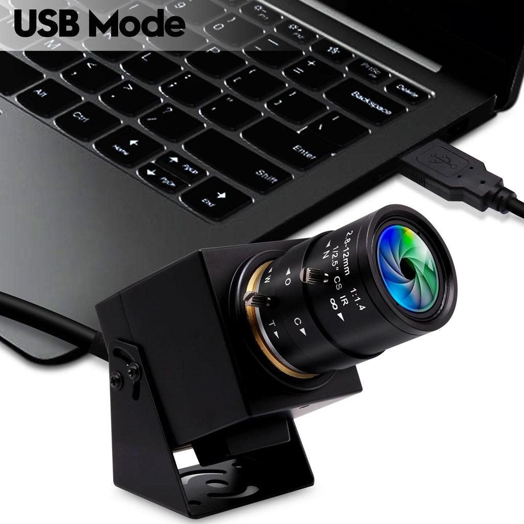 HDMI 4K USB Camera for Live Streaming 10X Variable Focus PC Webcam USB HDMI Simultaneous Output Video Conferencing Close up Zoom in and Out Web Camera for Online Teaching Training