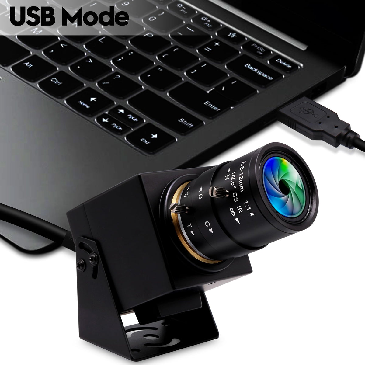 HDMI 4K USB Camera for Live Streaming 10X Variable Focus PC Webcam USB HDMI Simultaneous Output Video Conferencing Close up Zoom in and Out Web Camera for Online Teaching Training