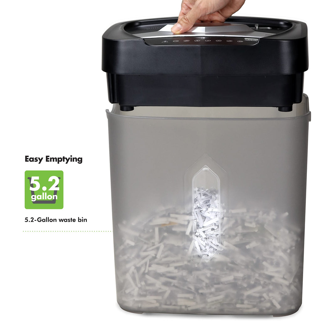 Aurora AU1645XA 16-Sheet Cross-Cut Paper and CD/Credit Card Shredder/5-Gallon Pullout Basket/ 30 Minutes Run Time