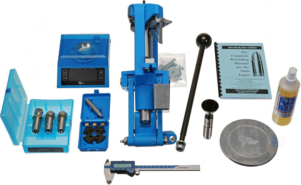 Dillon Precision BL550 Get Started Reloading Kit â 4-Station Progressive Reloading Press, Dies, Scale, Tools â Beginner Reloading Kit Made in USA