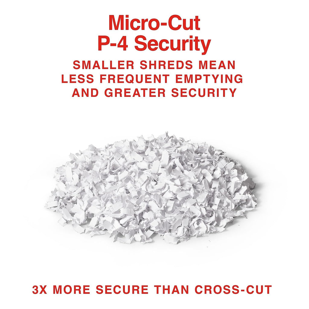 Staples 12-Sheet Micro-Cut Paper Shredder, High-Security, Anti-Jam, Black