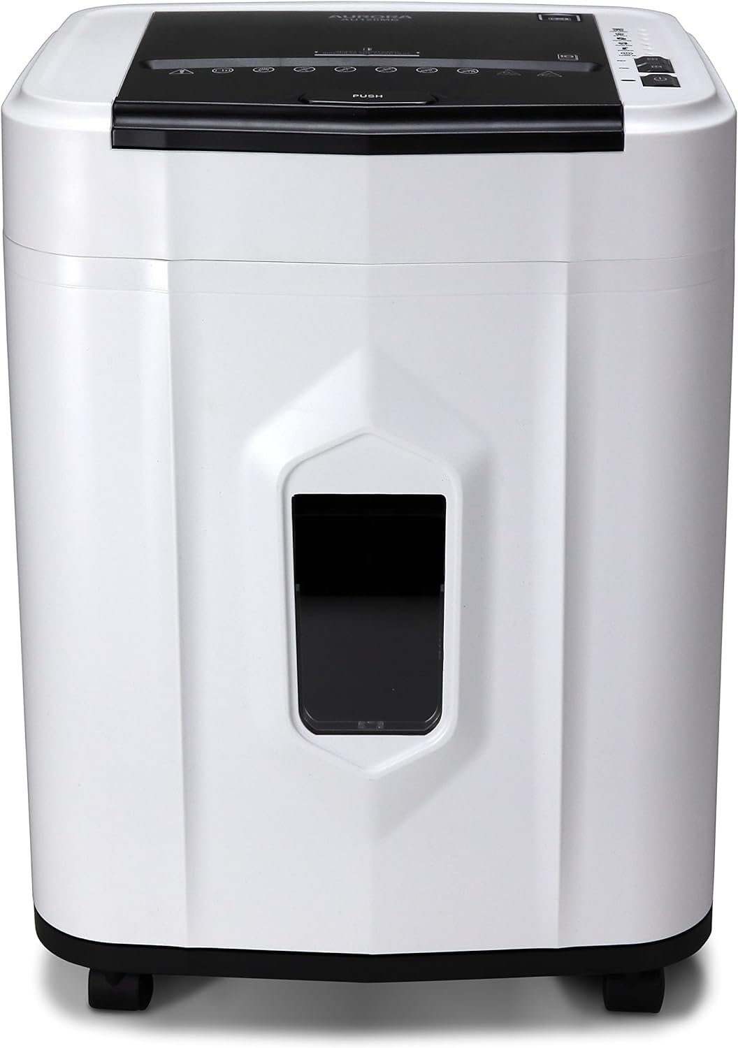 Aurora AU120MB 120-Sheet Auto Feed High Security Micro-Cut Paper Shredder / 30 Minutes (White/Black)