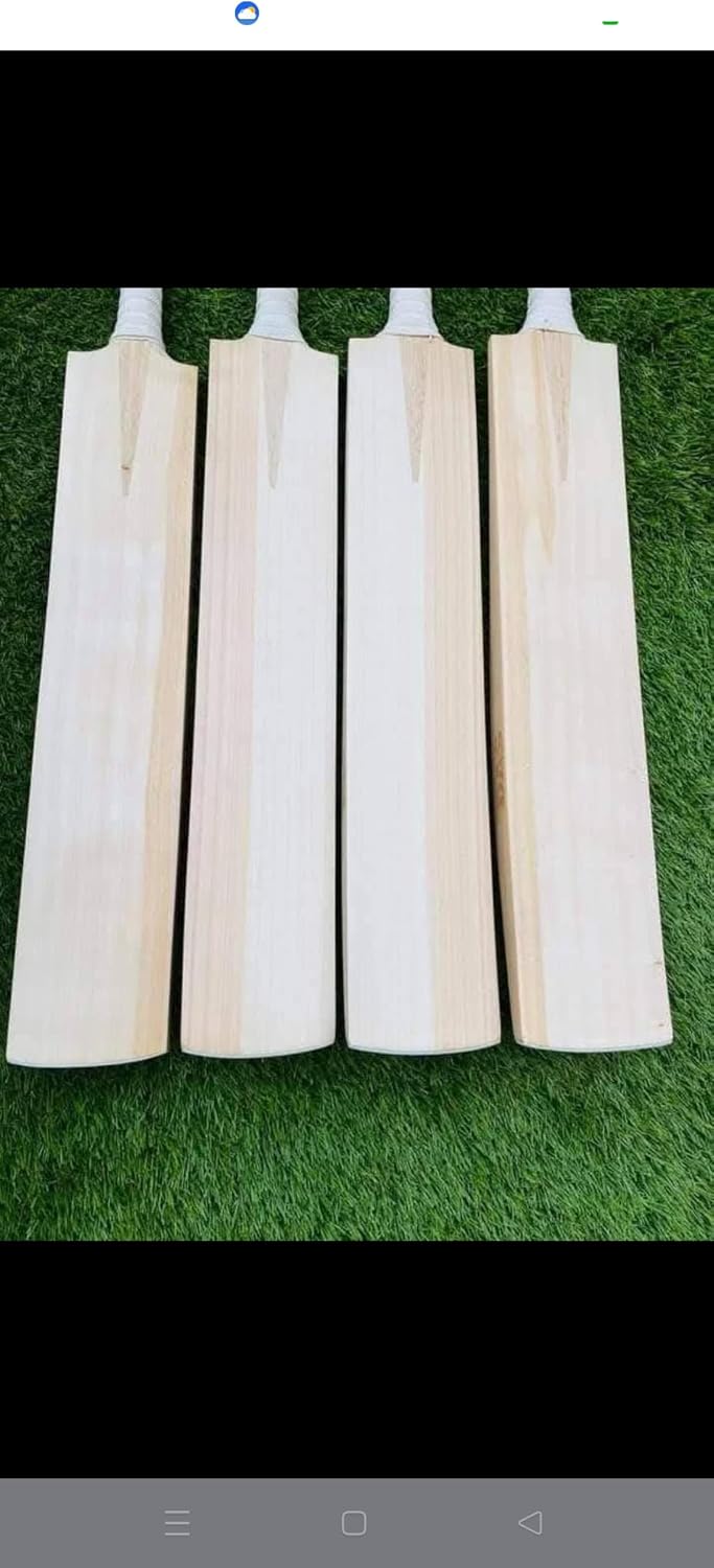 N A Sports English Willow Cricket Bat | Grade A Full Size Bat for Leather Ball | Lightweight with Thick Edges & Curved Blade | Ideal for Professional Matches & Practice Nets | Superior Stroke Play.