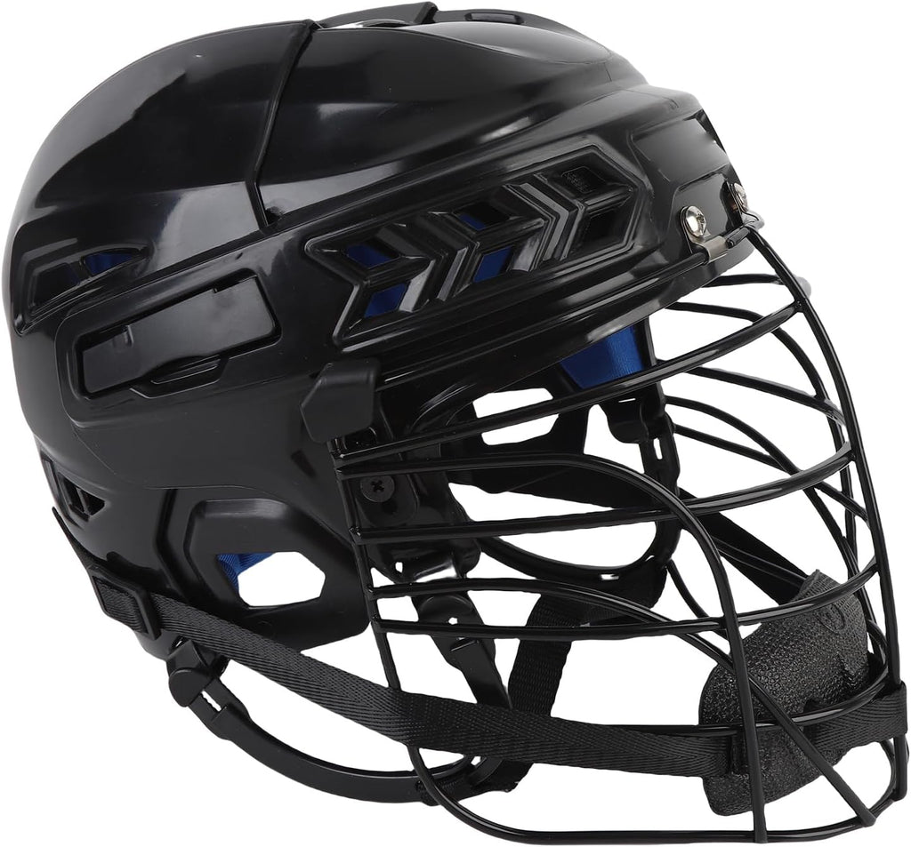 Fabater Ice Hockey Helmet, Adjustable Chin Straps, Ventilation, EVA Foam Padding, Ergonomic and Lightweight Design Adult Hockey Helmet, Youth with Cage for Youth, Adult,