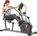Sunny Health & Fitness Smart Magnetic Recumbent Elliptical Cross-Trainer