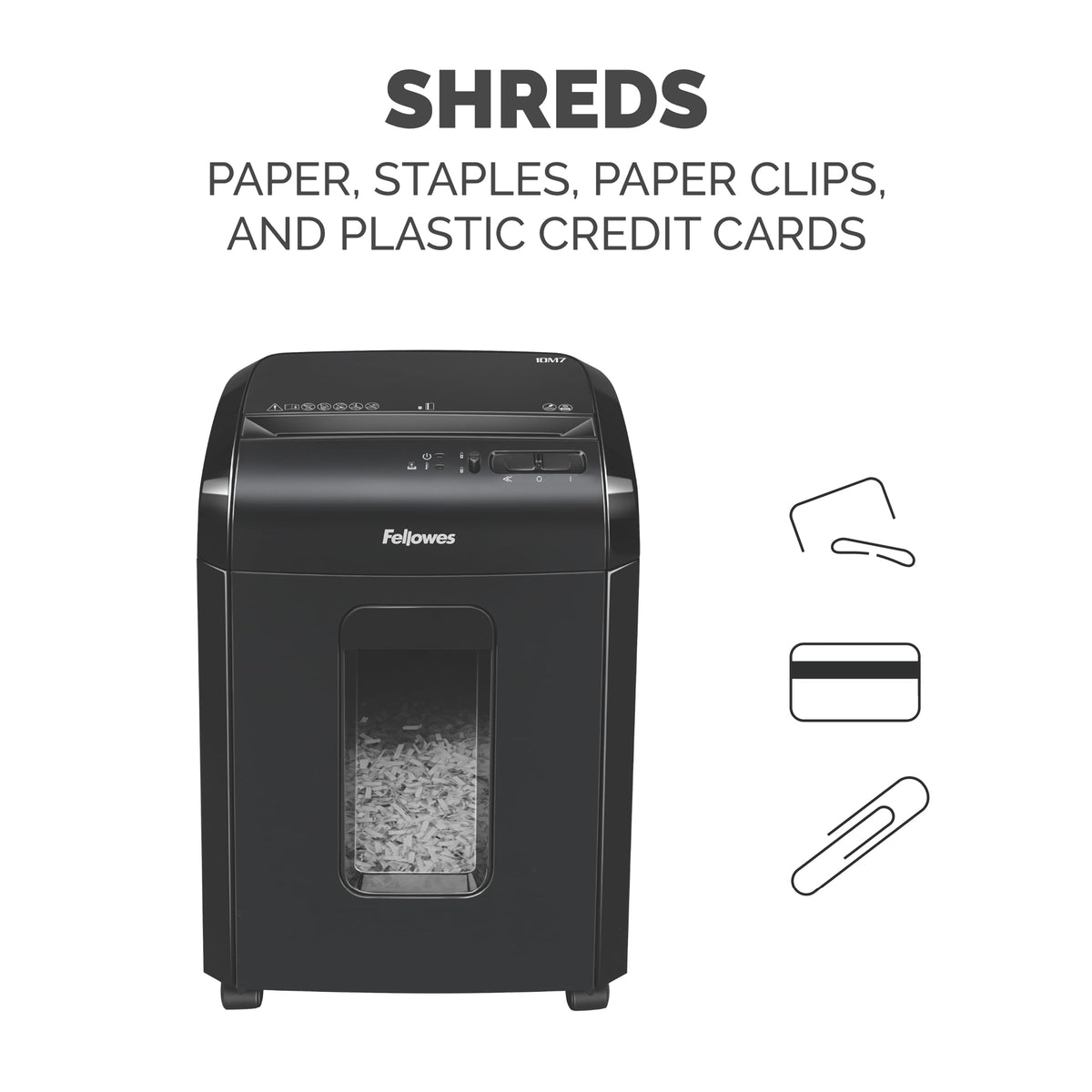 Fellowes AutoMax 100MA 100-Sheet Micro-Cut Autofeed 2-in-1 Paper Shredder for Office/Small Office