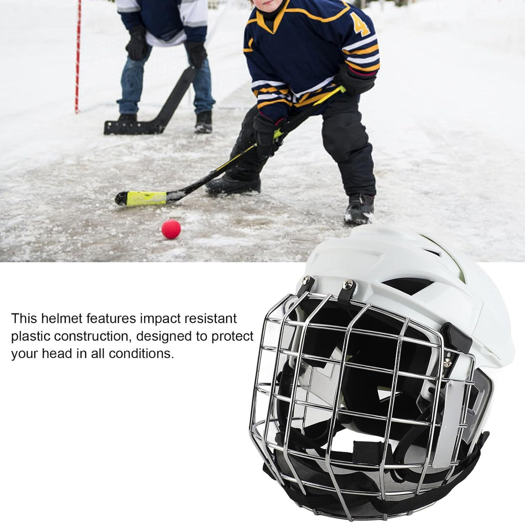 Youth Ice Hockey Helmet Combo with Cage Premium Protection Roller Sports Gear