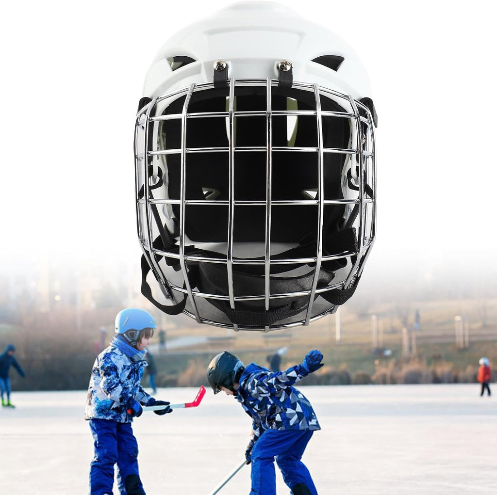 Youth Ice Hockey Helmet Combo with Cage Premium Protection Roller Sports Gear