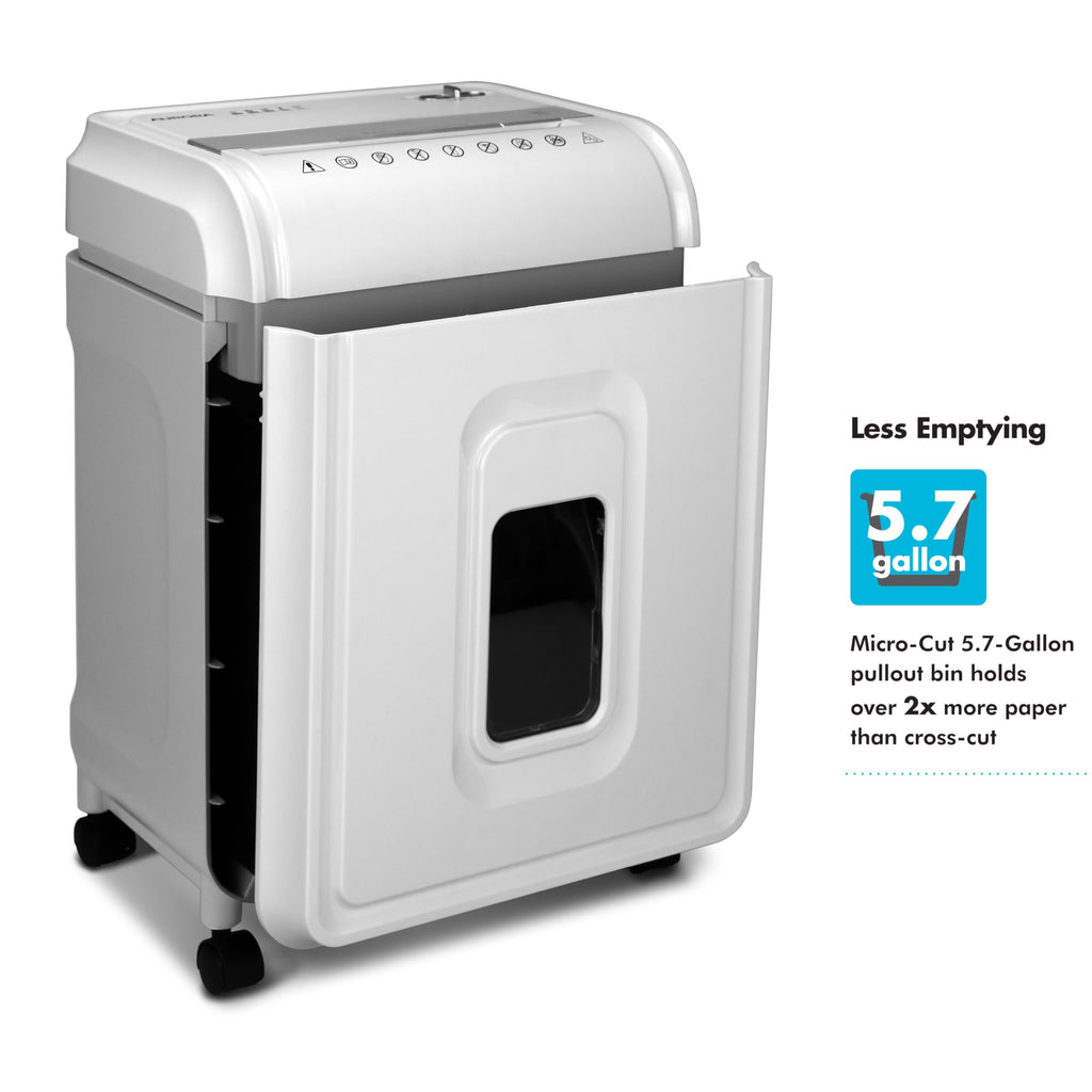 Aurora AU120MA 120-Sheet Auto Feed High Security Micro-Cut Paper Shredder / 30 Minutes (Black)