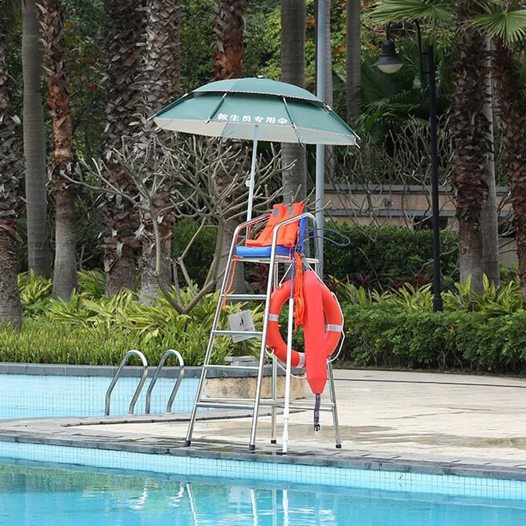 Lifeguard Chair for Pool high Elevated Referee Stand Heavy Duty Non Slip seat Platform for Backyard Outdoor Swimming Safety