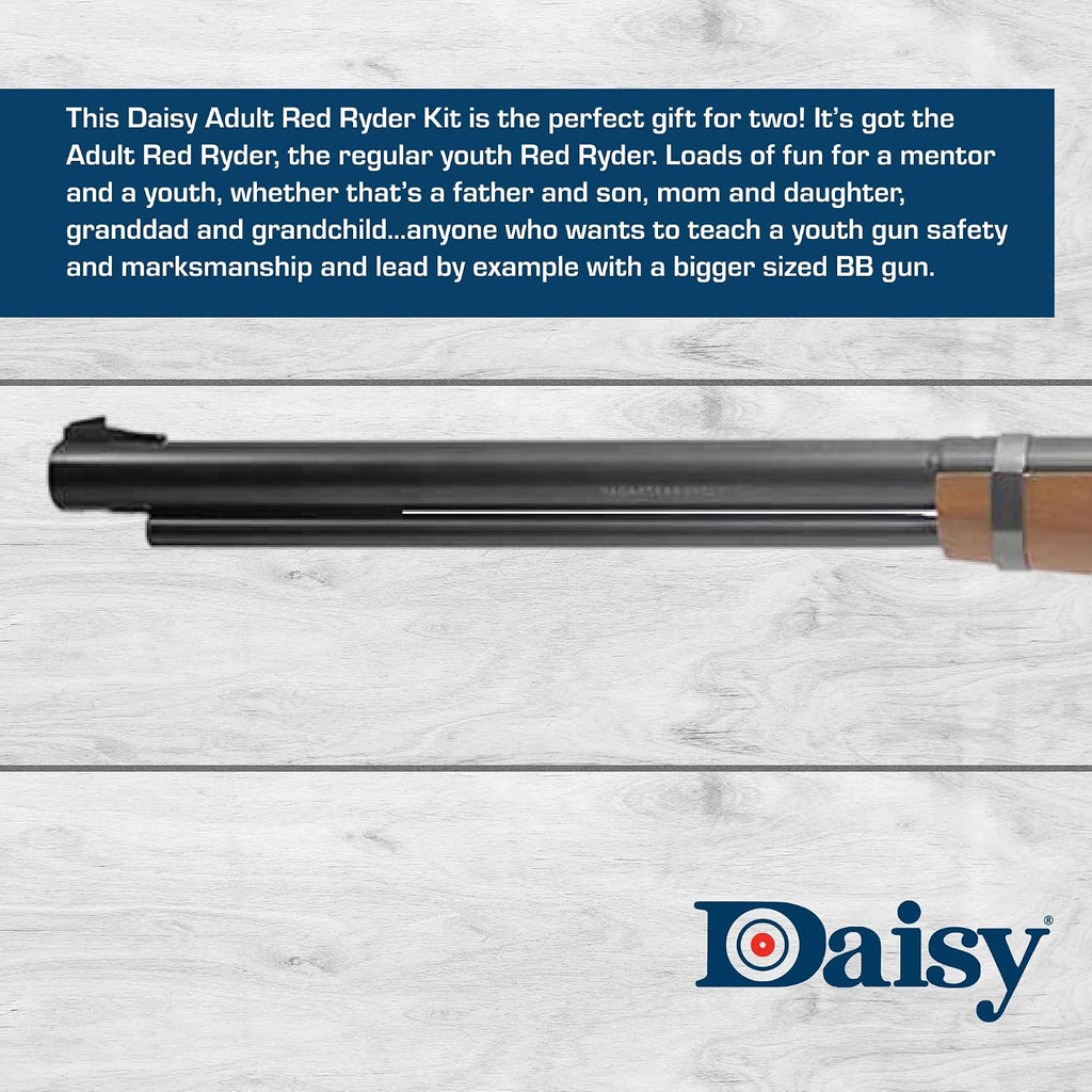 Daisy Red Ryder 1938 .177 BB Rifle- Wood Stock- LeverâAction