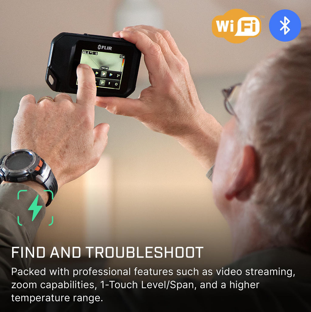 Flir C3-X Compact Thermal Imaging Camera, WiFi, 128x96 MSX, Ignite
