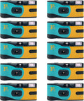Foto Film Disposable Camera Single Use Film ISO 400 27 Exposure Flash - 10 Pack Bulk for Weddings, Birthdays and Parties!