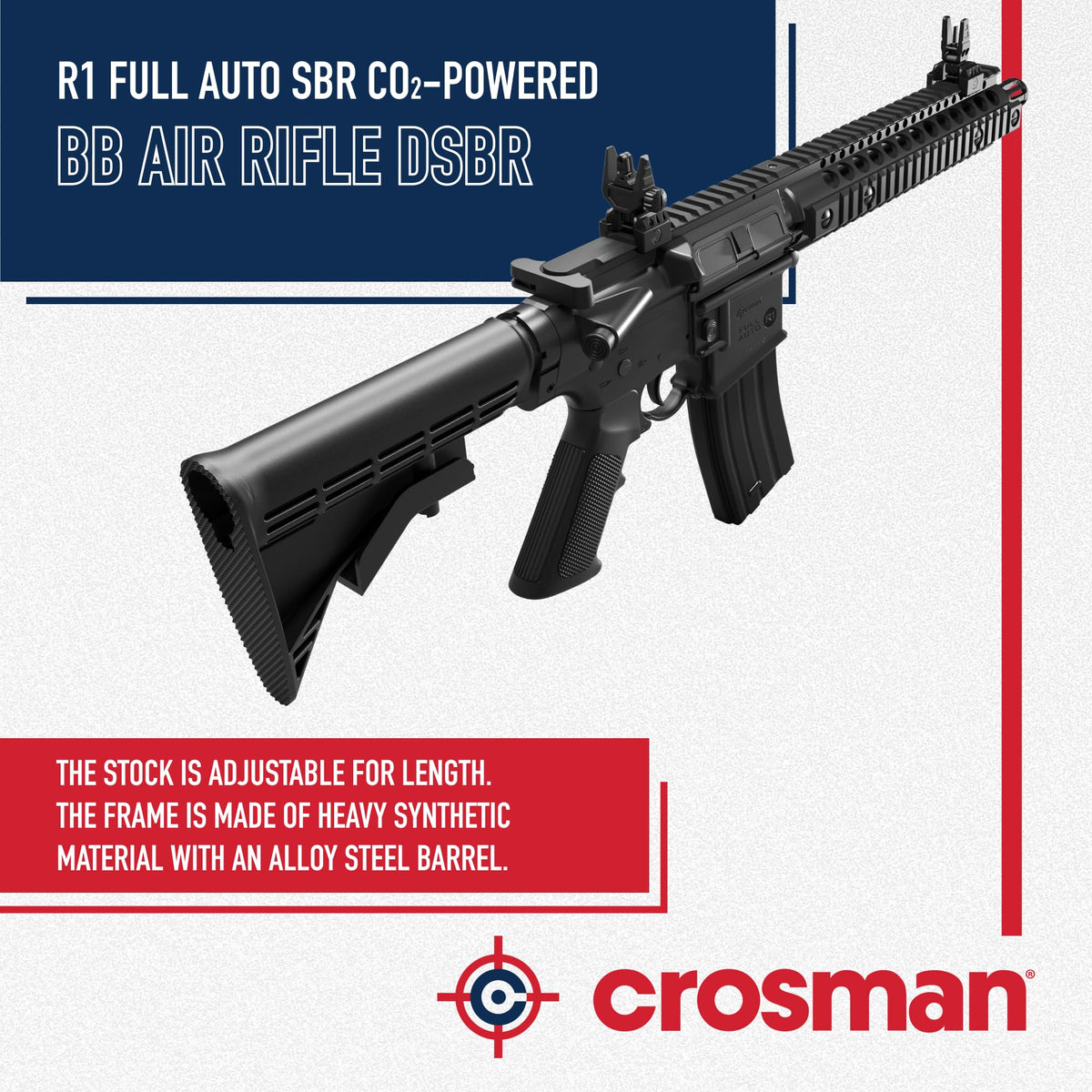 Crosman Full Auto R1 CO2 BB Air Rifle Series
