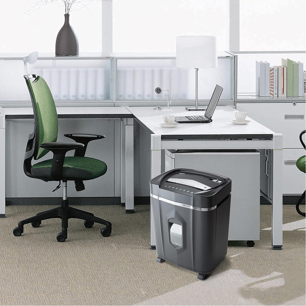 Aurora AU1640XA Anti-Jam 16 Sheet Crosscut Paper/CD and Credit Card/ 5 Gal Pullout Basket Shredder, 30 Minutes Continuous Run Time