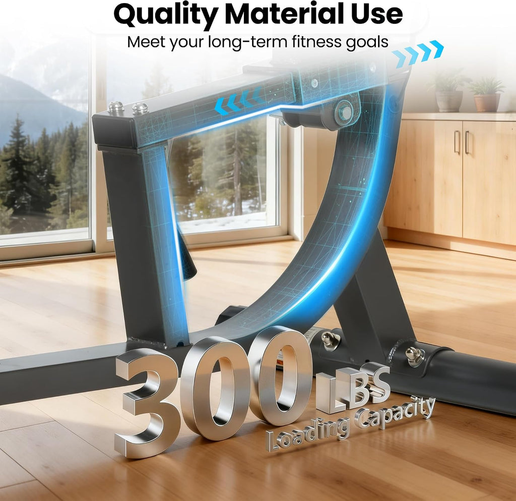 BODIOO Exercise Bike, Recumbent Exercise Bike for Seniors, Stationary Bike for Home Workout, 8-Level Magnetic Resistance, Quiet Smooth Ride, Comfortable Seat with Backrest, Heart Rate Monitor, 300LB Capacity
