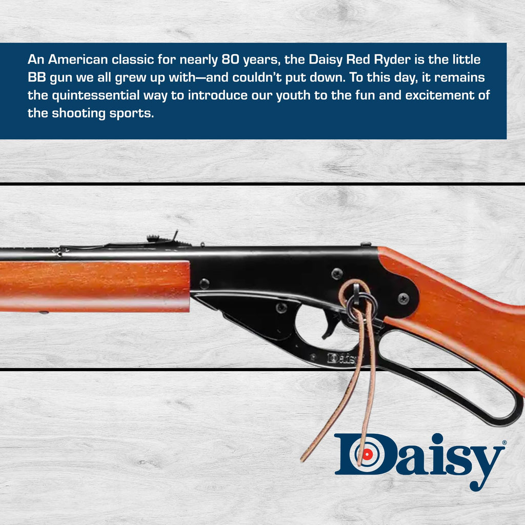 Daisy Red Ryder 1938 .177 BB Rifle- Wood Stock- LeverâAction