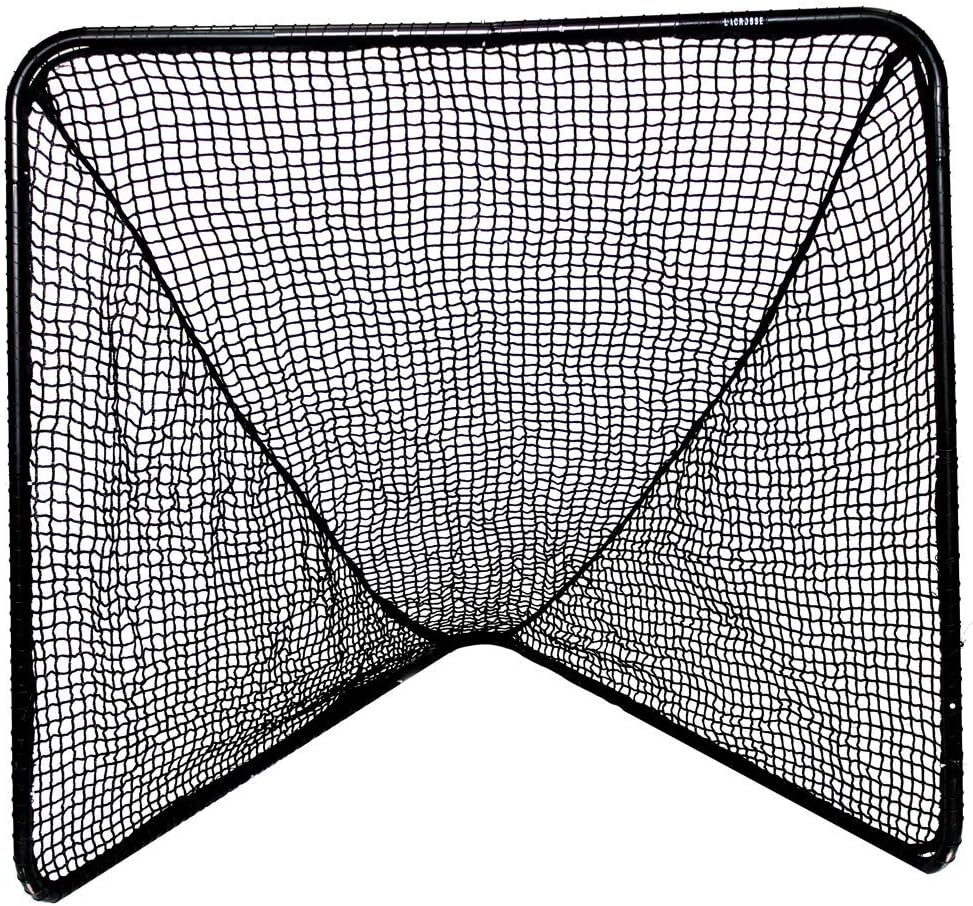 Gladiator Lacrosse Collegiate Level 6mm Heavy Duty Black Replacement Lacrosse Goal Net 6'x6' for Professional Goals (Square Corners) (852624005301)