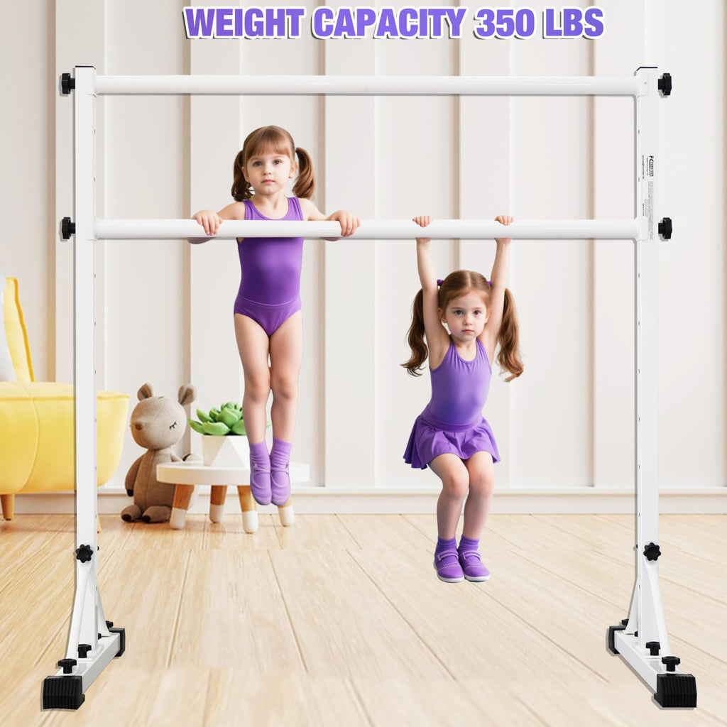 FC FUNCHEER Adjustable Ballet Barre,Portable Dance bar,Fitness Equipment for Dance & Balance Excercise,Super Sturdy for Balance Workout,Weight Limit 250 LBS