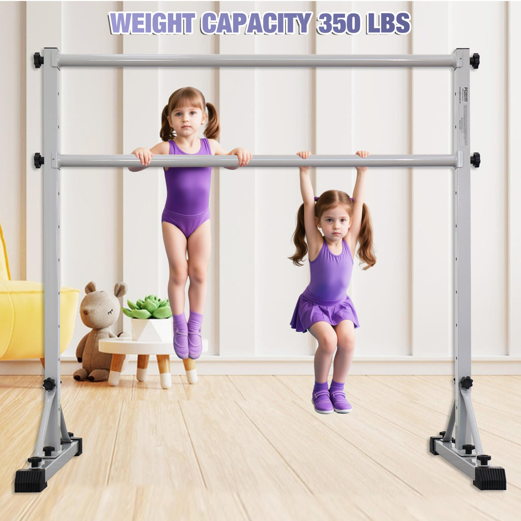 FC FUNCHEER Adjustable Ballet Barre,Portable Dance bar,Fitness Equipment for Dance & Balance Excercise,Super Sturdy for Balance Workout,Weight Limit 250 LBS