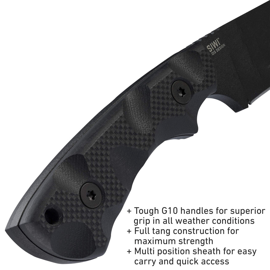 CRKT Ramadi EDC Fixed Blade Knife with Sheath, Coyote Brown, 2083