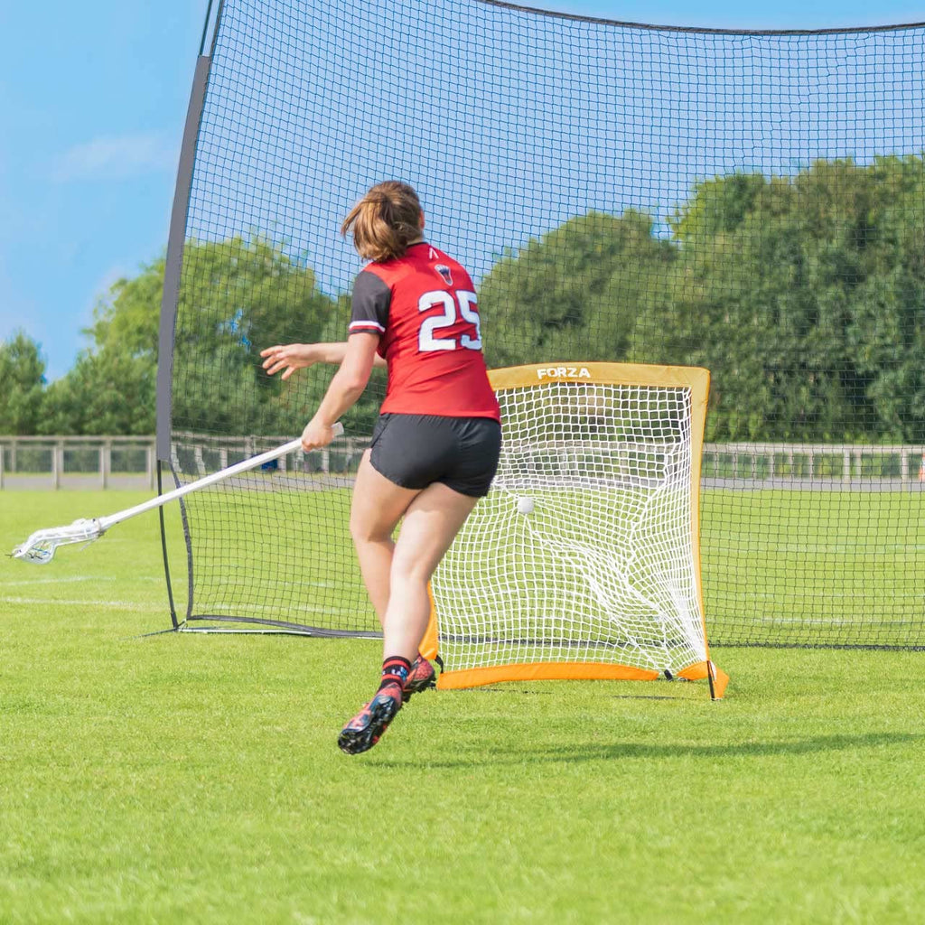 FORZA Flash Pop-Up Lacrosse Goals [4ft x 4ft] - Setup in Seconds! | Perfect for Backyard and Practice - Single or Pair