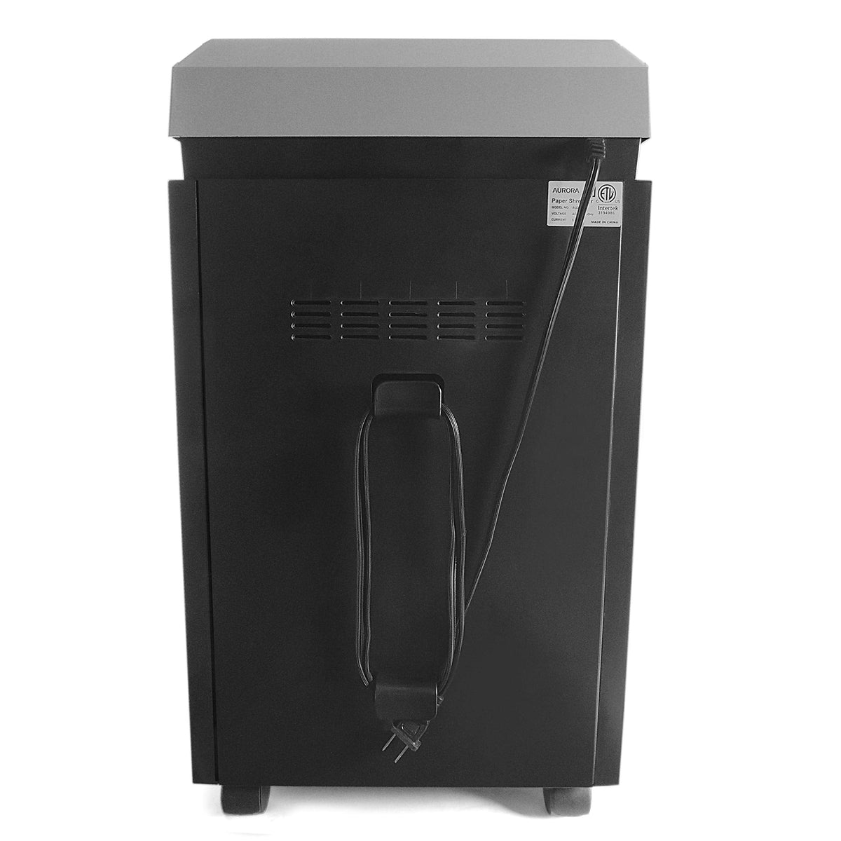 Aurora AU120MB 120-Sheet Auto Feed High Security Micro-Cut Paper Shredder / 30 Minutes (White/Black)