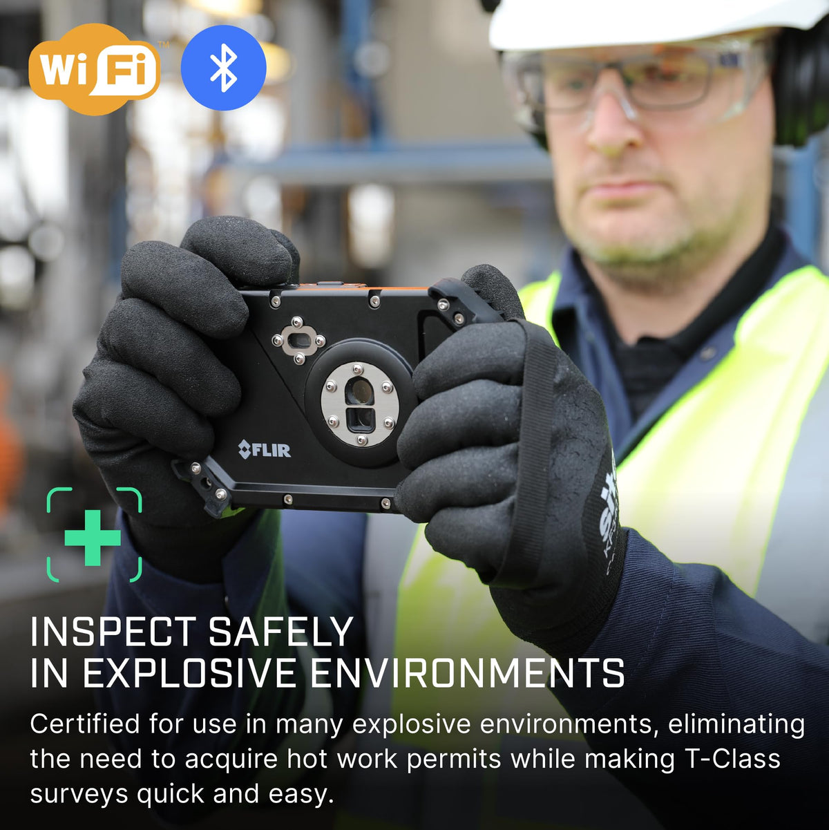 Flir C3-X Compact Thermal Imaging Camera, WiFi, 128x96 MSX, Ignite
