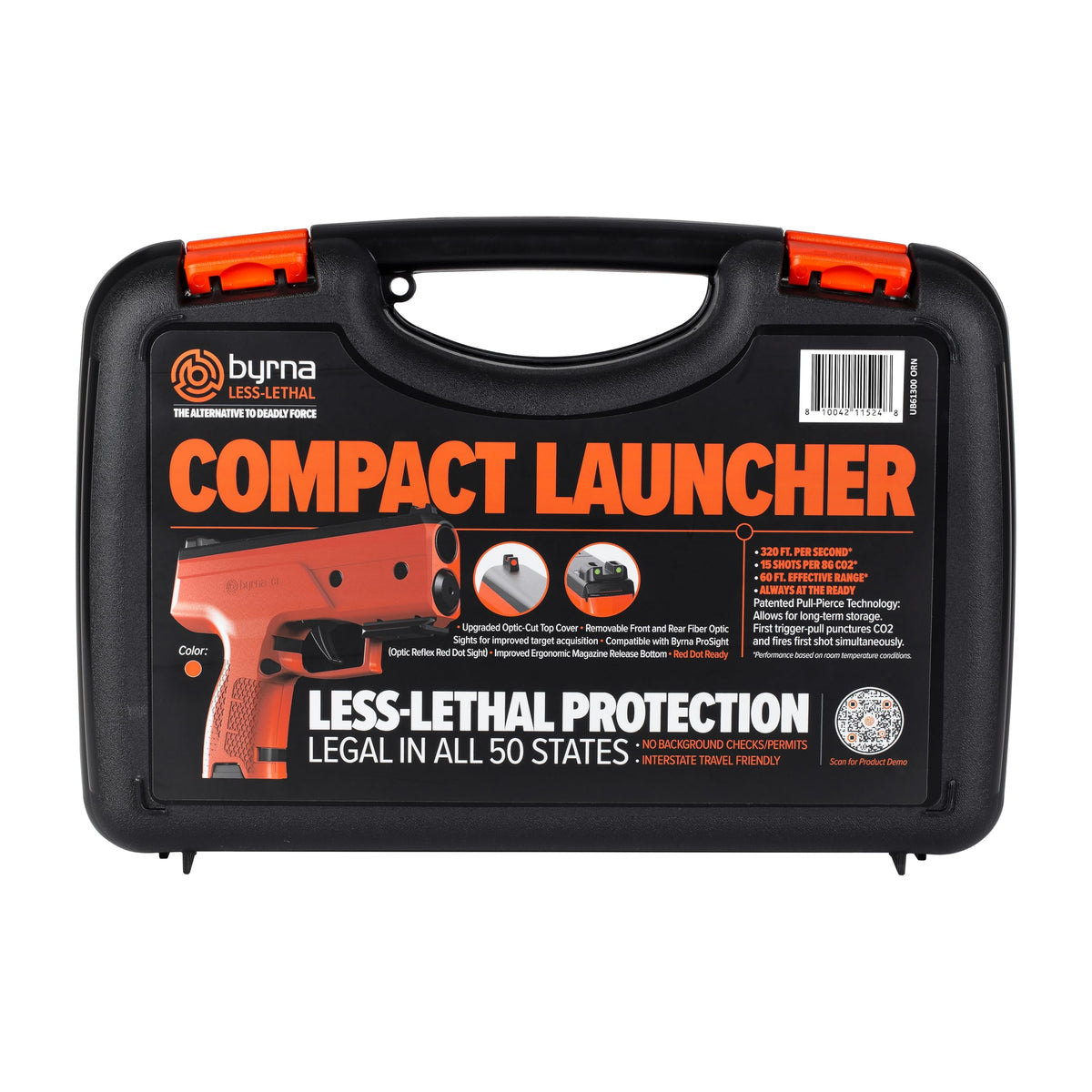 Byrna CL [Compact Launcher] Kinetic Launcher Ultimate Bundle - Non Lethal Kinetic Projectile Launcher, Home & Personal Defense