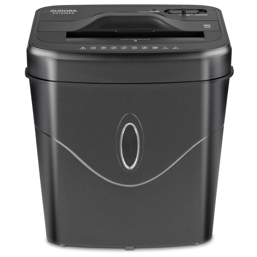 Aurora AU1645XA 16-Sheet Cross-Cut Paper and CD/Credit Card Shredder/5-Gallon Pullout Basket/ 30 Minutes Run Time