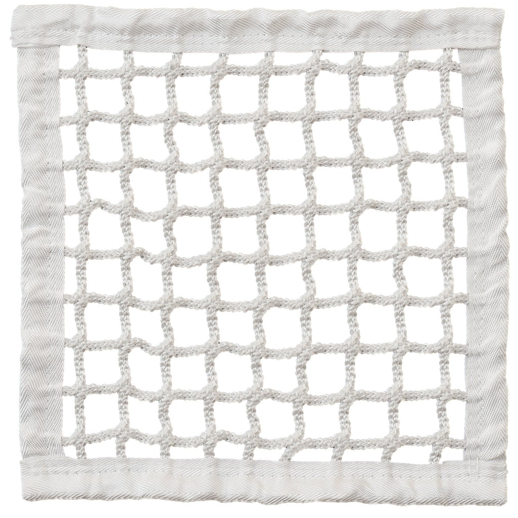 Champion Sports Lacrosse Goal Net - 6mm Official Size White Nylon Net Replacement (Pack of 2)