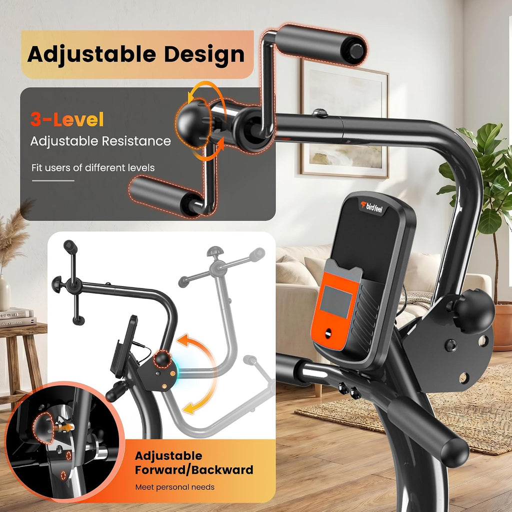 Recumbent Exercise Bike for Home, Stationary Bike for Seniors