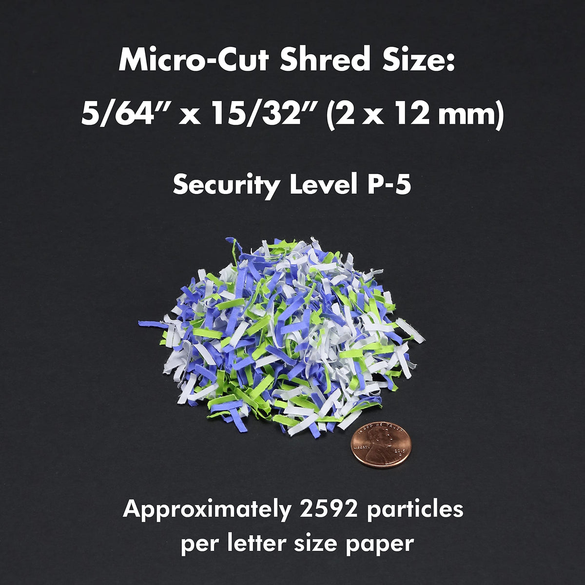 Aurora AU830MA High-Security 8-Sheet Micro-Cut Paper and Credit Card Shredder/ 20 Minutes/Security Level P-5