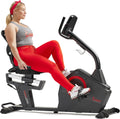 Sunny Health & Fitness Smart Recumbent Bike for Indoor Low Impact Cardio