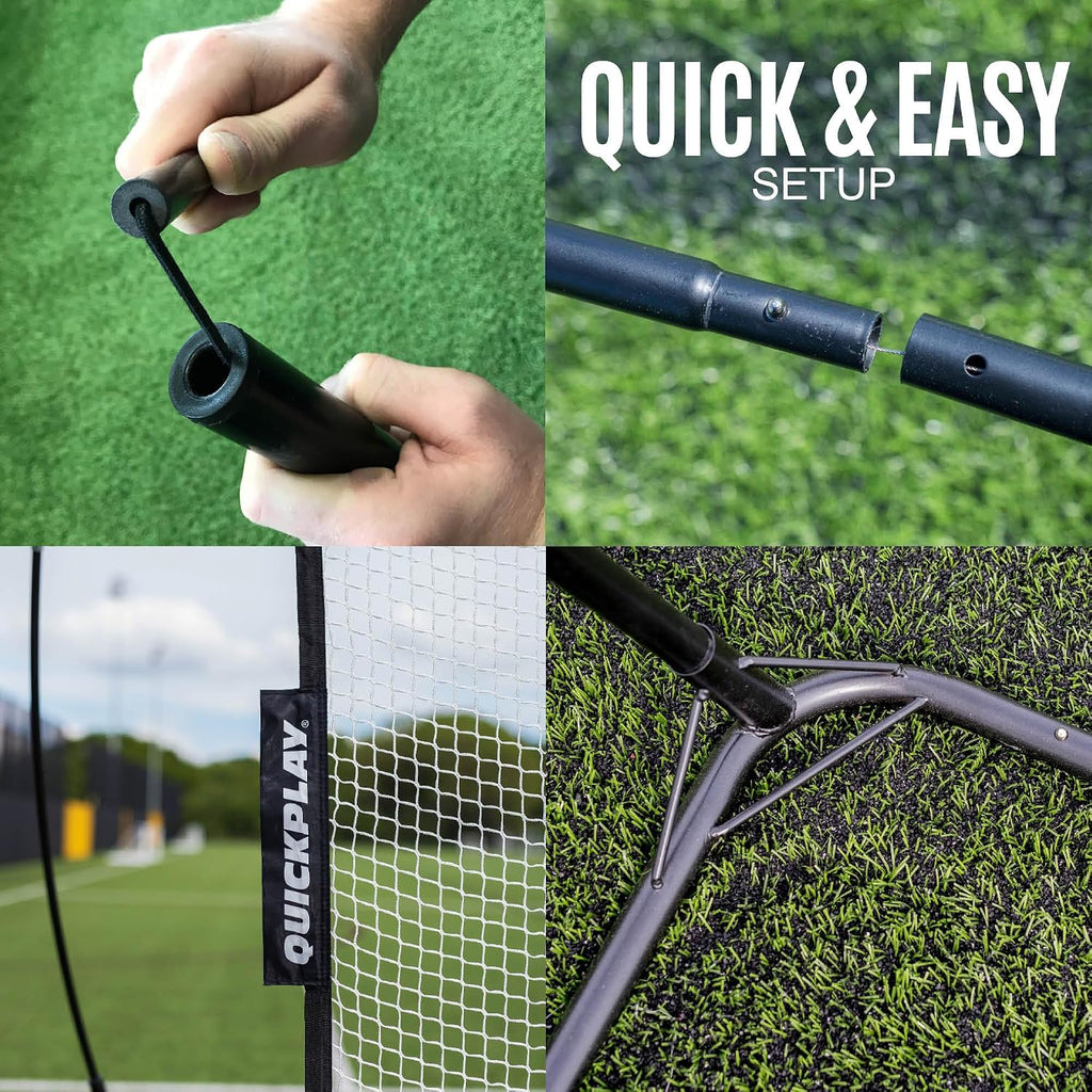 QuickPlay Mega Net Ball Stop Backstop - Free-Standing