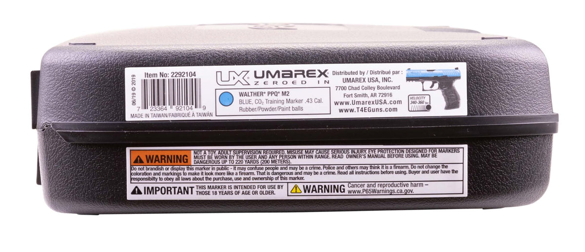 Umarex T4E Walther PPQ .43 Caliber Training Pistol Paintball Gun Marker