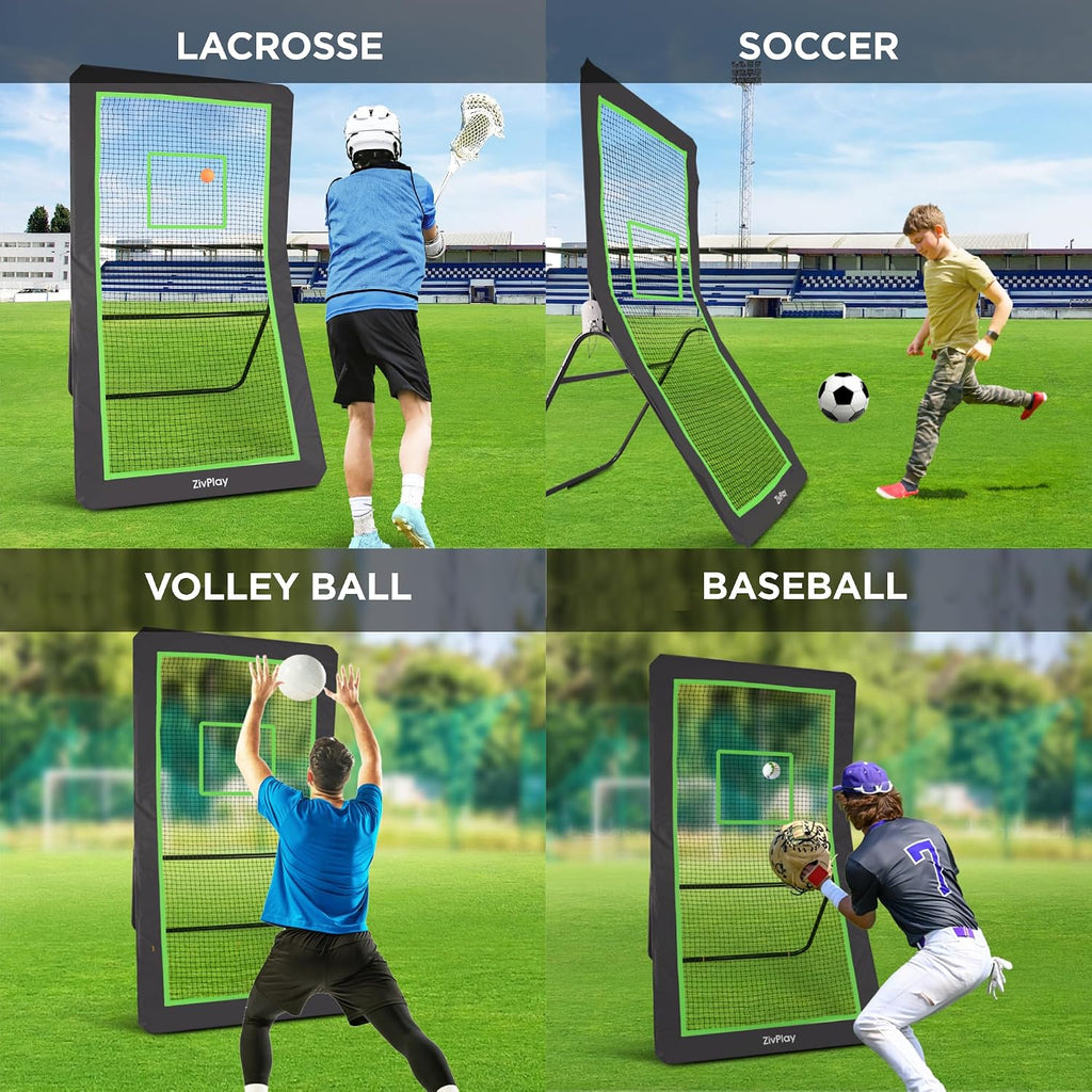 Lacrosse Rebounder for Backyard Lacrosse Bounce Back Net for Lax Practice