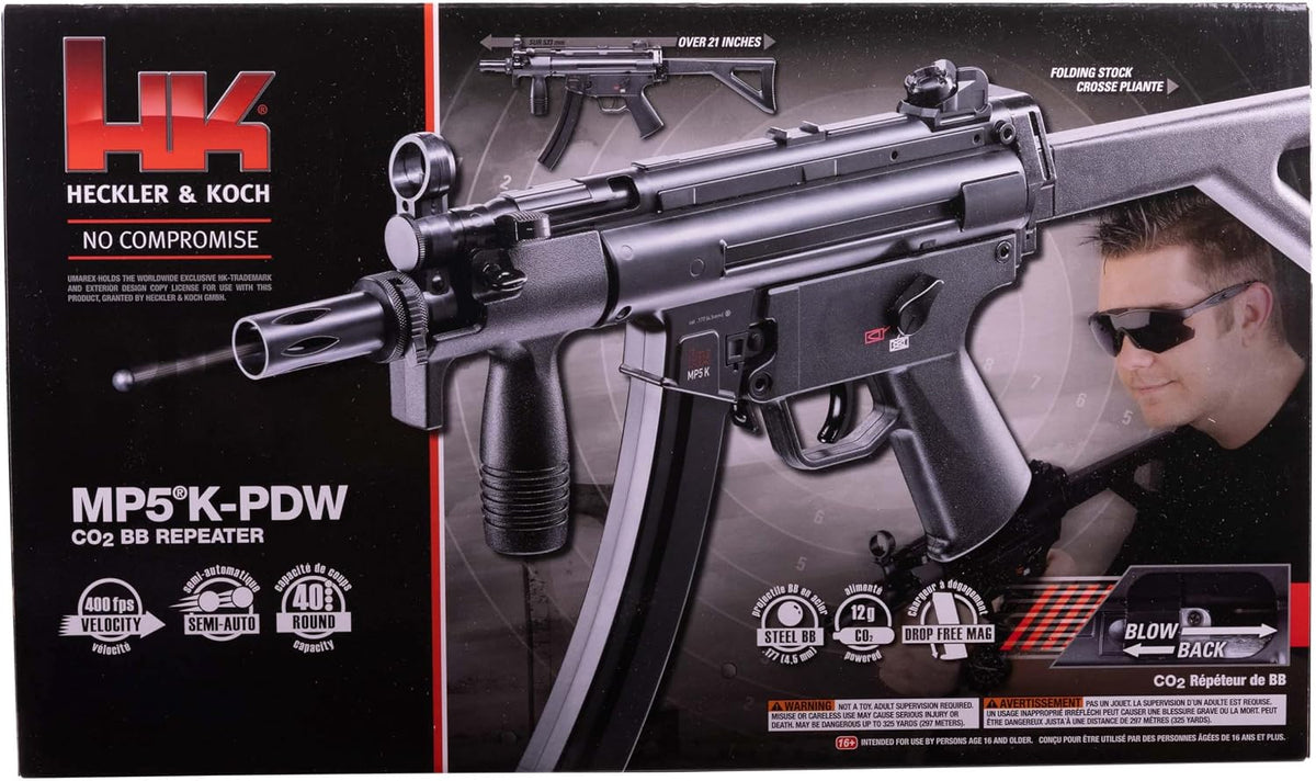 Umarex HK Heckler & Koch MP5 K-PDW Semi Automatic .177 Caliber BB Gun Air Rifle