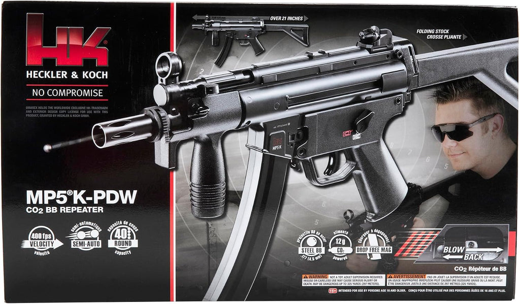Umarex HK Heckler & Koch MP5 K-PDW Semi Automatic .177 Caliber BB Gun Air Rifle