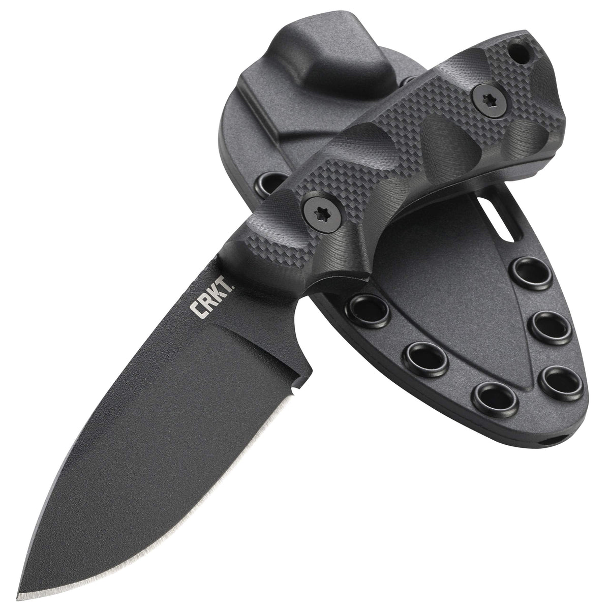 CRKT Ramadi EDC Fixed Blade Knife with Sheath, Coyote Brown, 2083